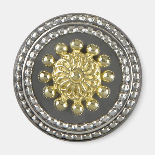 Gold- und Silbermedaillon Magnet (Vorne)