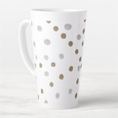 Gold und Silberpolka Milchtasse (Linke Ecke)