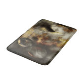 Gold- und Silbersternstaubeffekt Badematte (Schrägansicht)