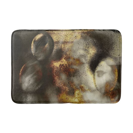 Gold- und Silbersternstaubeffekt Badematte (Vorderseite)