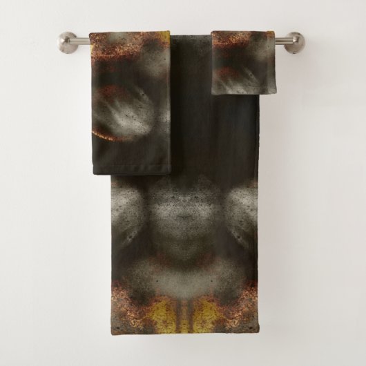 Gold- und Silbersternstaubeffekt Badhandtuch Set (Insitu)