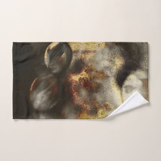 Gold- und Silbersternstaubeffekt Badhandtuch Set (Handtuch)