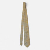 Gold und Silver Assembly Neck Tie Krawatte (Rückseite)