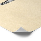 Gold und Silver Dragon Symbol Poster (Ecke)