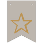 Gold und Silver Happy New Year Wimpelkette (Erste Fahne)