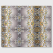 Gold und Slide Lacy Geschenkpapier (Flach)