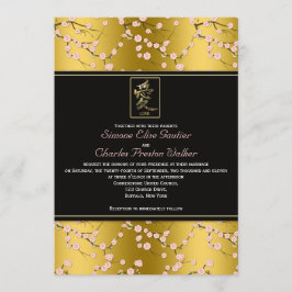 Gold-und Vogelkirsche-Blüten, die Einladung