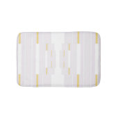 Gold und Weiß Badematte (Vorderseite)