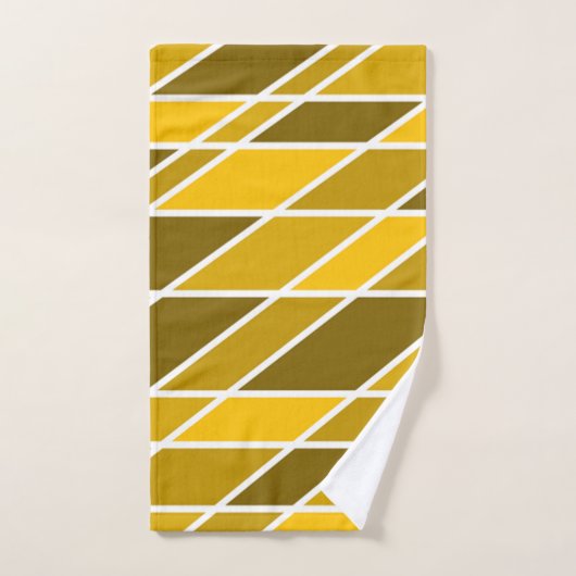 Gold und Weiß Badhandtuch Set (Handtuch)