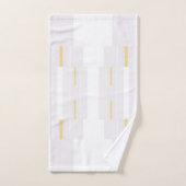 Gold und Weiß Badhandtuch Set (Handtuch)