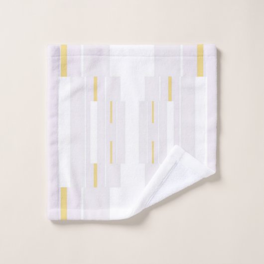 Gold und Weiß Badhandtuch Set (Waschlappen)