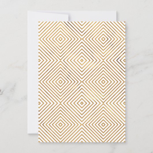 Gold und Weiß Vielen Dank Kalligrafie mit Herz Dankeskarte (Rückseite)