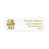Gold- und weiße Abschlussfeier (Vorne)
