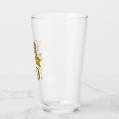 Gold- und weiße Abschlussfeier Glas (Links)