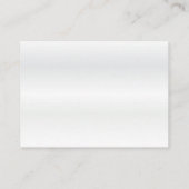 Gold und Weiße Imitate Satin - Empfang Begleitkarte (Rückseite)