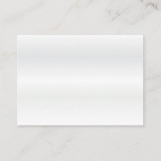 Gold und Weiße Imitate Satin - Empfang Begleitkarte (Rückseite)