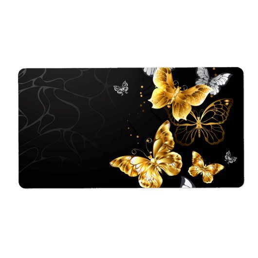 Gold und weiße Schmetterlinge (Vorne)