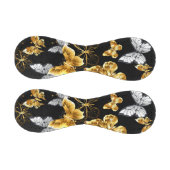 Gold und weiße Schmetterlinge Baseball (Paneele)