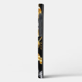 Gold und weiße Schmetterlinge Case-Mate iPhone Hülle (Rückseite / Links)