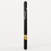 Gold und weiße Schmetterlinge Case-Mate iPhone Hülle (Hinten/Rechts)