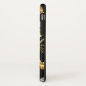 Gold und weiße Schmetterlinge Case-Mate iPhone Hülle (Hinten/Links)