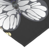 Gold und weiße Schmetterlinge Kurzer Tischläufer (Ecke)