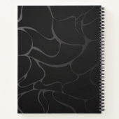 Gold und weiße Schmetterlinge Notizblock (Rückseite)