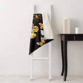 Gold und weiße Schmetterlinge Sherpadecke (Beispiel)