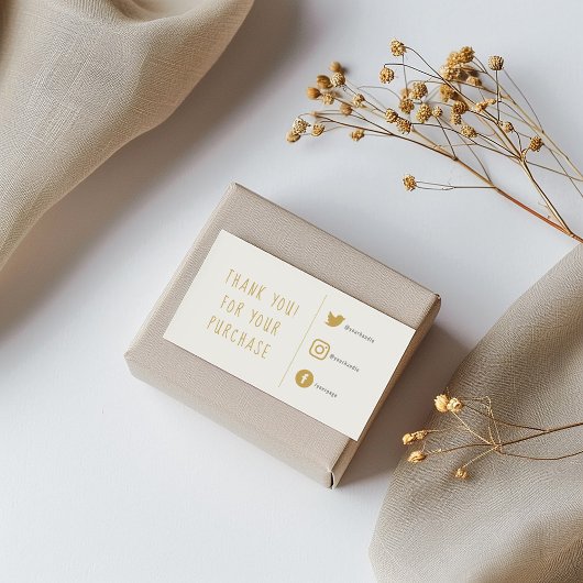 Gold und weiße soziale Links einfügen Karte. Begleitkarte