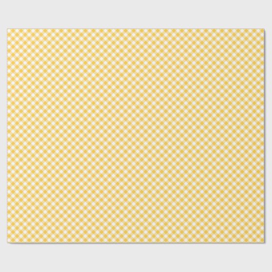 Gold und Weißes Schachbrett Geschenkpapier (Flach)