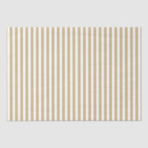 Gold-und weißes Weihnachtszuckerstange-Streifen Seidenpapier