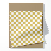 Gold- und Weißkarton Stoff
