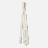 Gold- und Weißmarmor-Look mit Diamond Monogram Krawatte (Rückseite)