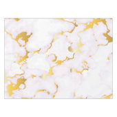 Gold- und Weißmarmor Tischdecke (Vorderseite (Horizontal))