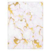 Gold- und Weißmarmor Tischdecke (Vorderseite)
