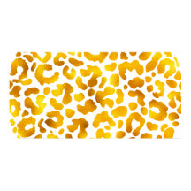 Gold und White Leopard Print: Luxuriös und elegant