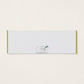 Gold und White Marabou Feather Wedding Drink Ticke (Rückseite)