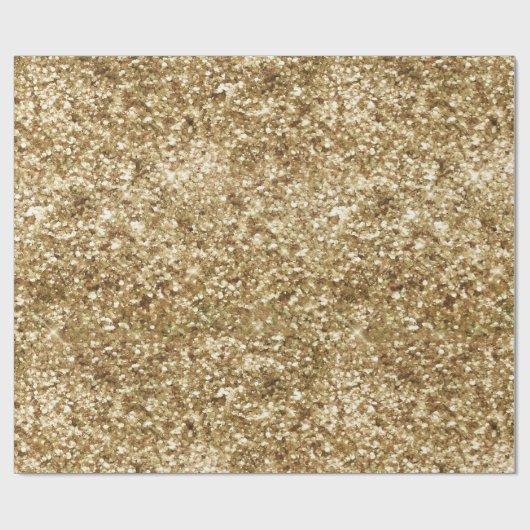 Gold Unicorn Geschenkpapier (Flach)