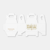 Gold UNSERE LIEBE IST EIN FAIRE TALE Custom Weddin Geschenkschachtel (Ungefaltet)