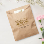 Gold UNSERE LIEBE IST EIN FAIRE TALE Custom Weddin Geschenktütchen (Versiegelt)