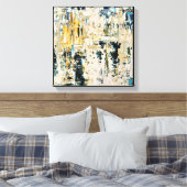 Gold unter Kies - Leinwand (Insitu (Schlafzimmer))