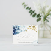 GOLD UNTERWASSER-FISH-DIAPER-RAFFLE-BABY-DUSCHE BEGLEITKARTE (Stehend Vorderseite)