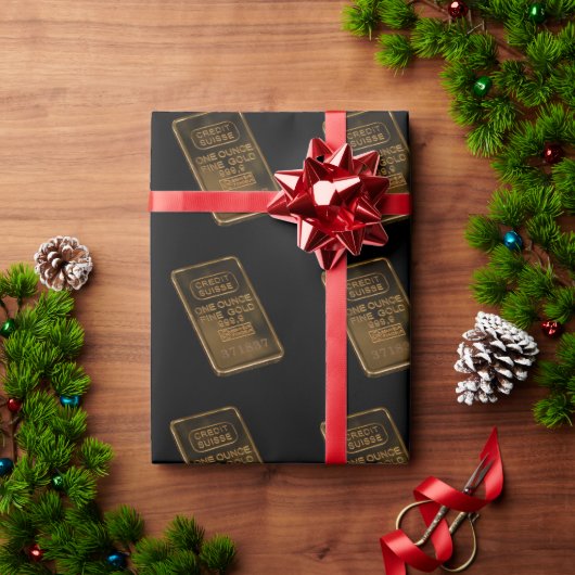 Gold Unze Geschenkpapier (Feiertagsgeschenk)