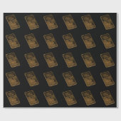 Gold Unze Geschenkpapier (Flach)