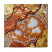 Gold Vein Agate Keramik Tile Fliese (Vorderseite)
