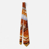 Gold Vein Agate Neck Tie Krawatte (Rückseite)