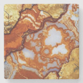 Gold Vein Agate Untersetzer (Vorderseite)