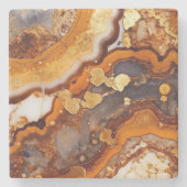 Gold Vein Agate Untersetzer (Vorderseite)
