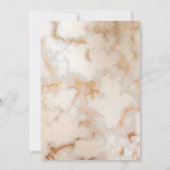 *~* Gold Vein Marmor Artistic AR2 Hochzeit Einladung (Rückseite)
