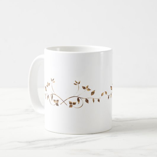 Gold verlässt Tasse (Vorderseite Links)